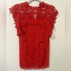 Tularosa Clayton Tunic Dress In Cayenne XS